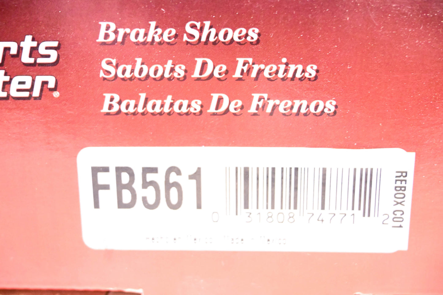 Parts Master FB561 Brake Shoes Kit NOS