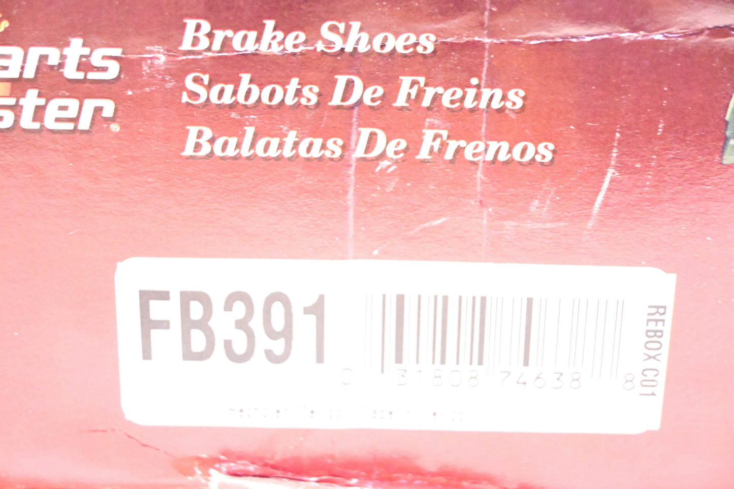 Parts Master FB391 Brake Shoes Kit NOS