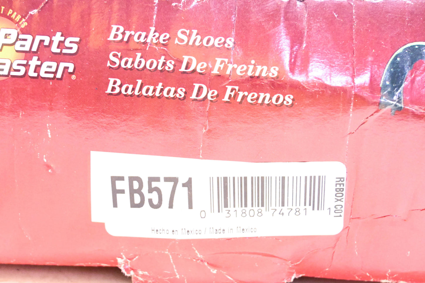 Parts Master FB571 Brake Shoes Kit NOS