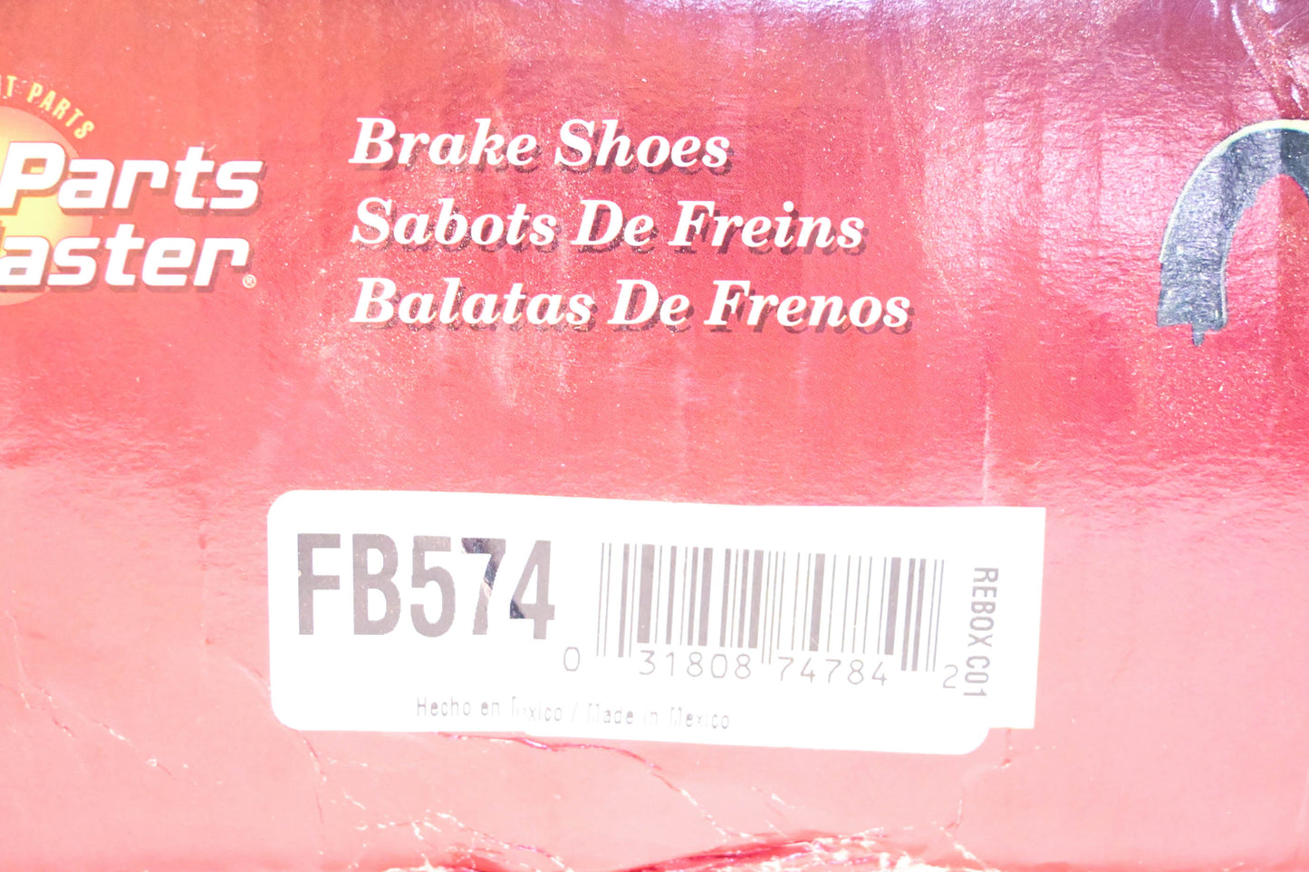 Parts Master FB574 Brake Shoes Kit NOS