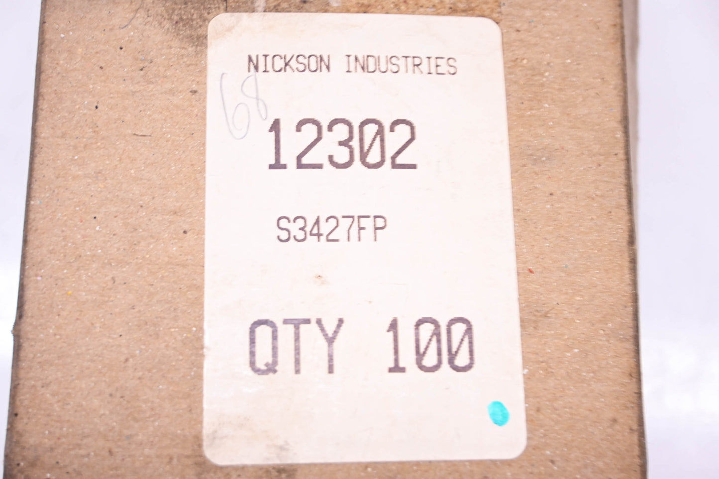 Nickson Industries 12302, S3427FP Manifold Studs Qty 2 NOS