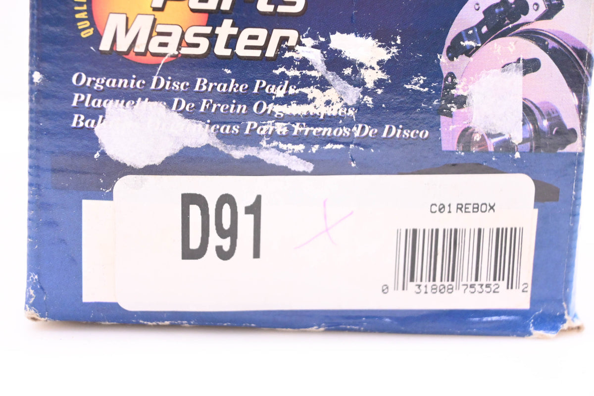Parts Master D91 Brake Pad Kit NOS