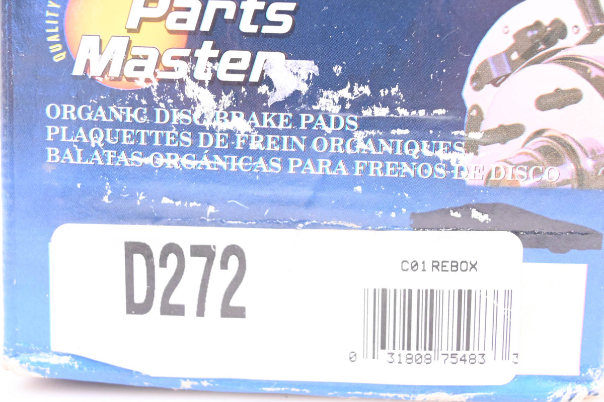 Parts Master D272 Brake Pad Kit NOS