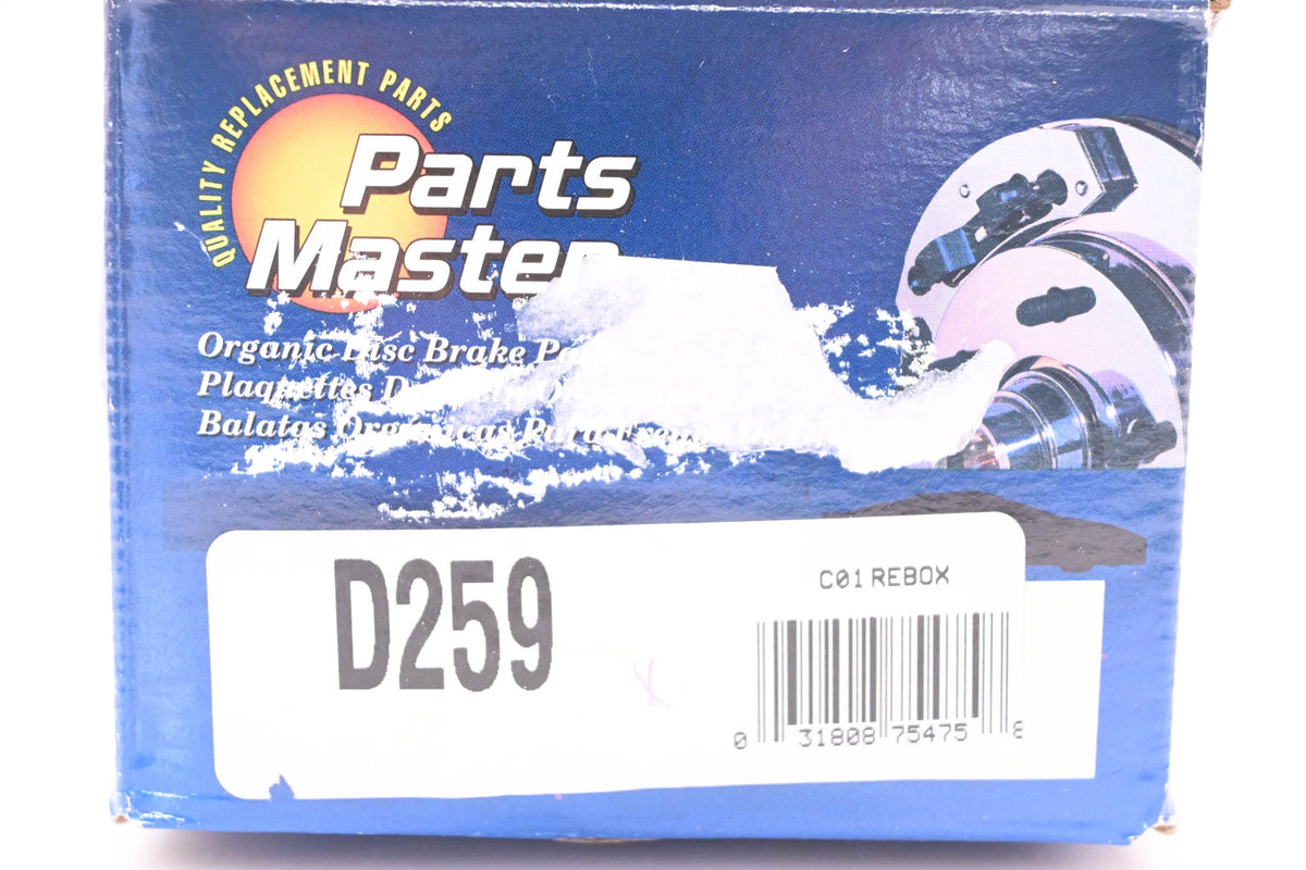 Parts Master D259 Brake Pad Kit NOS