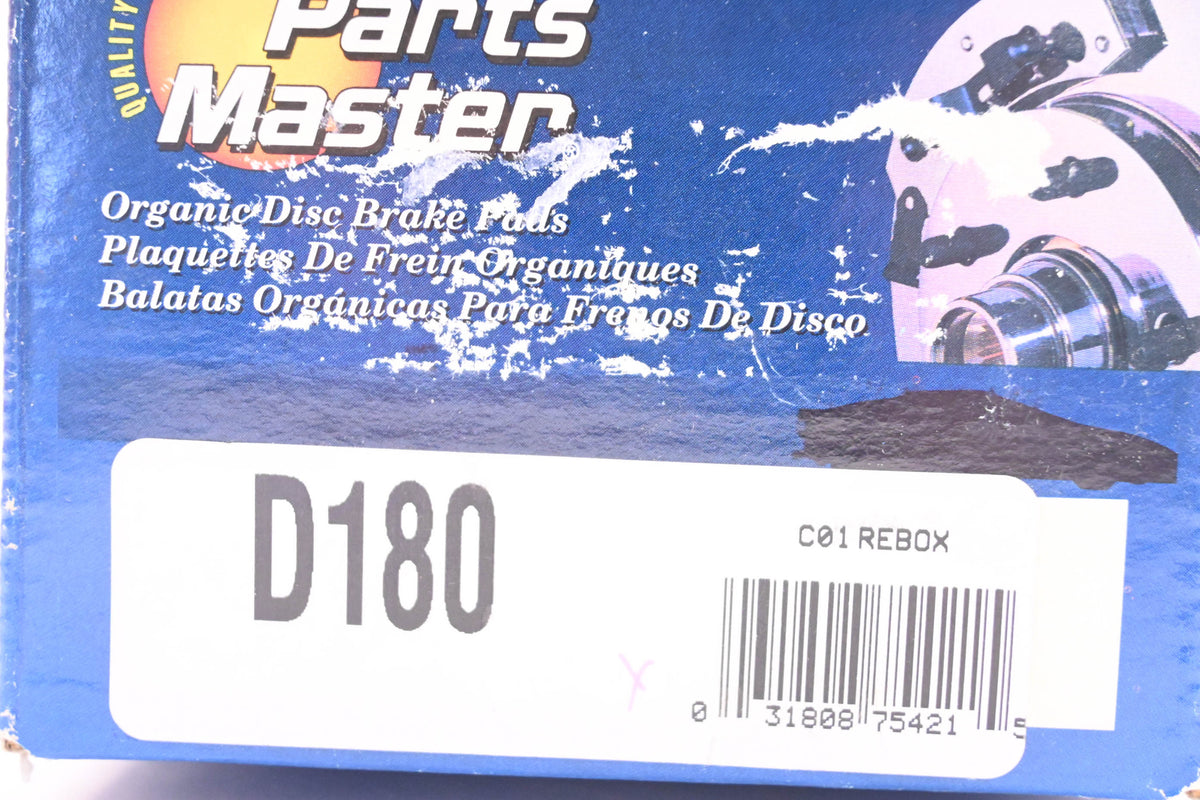 Parts Master D180 Brake Pad Kit NOS