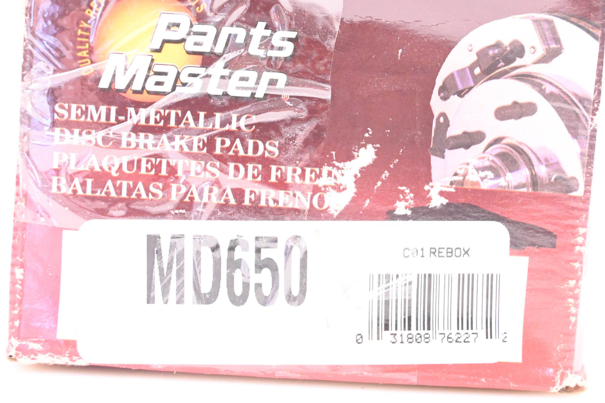 Parts Master MD650 Brake Pad Kit NOS