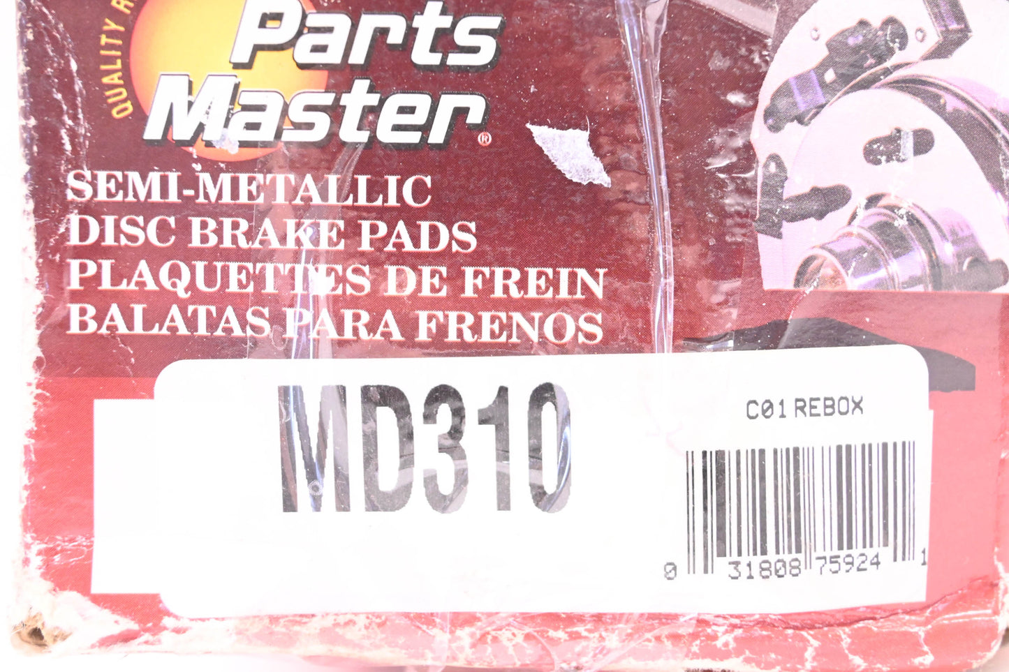 Parts Master MD310 Brake Pad Kit NOS