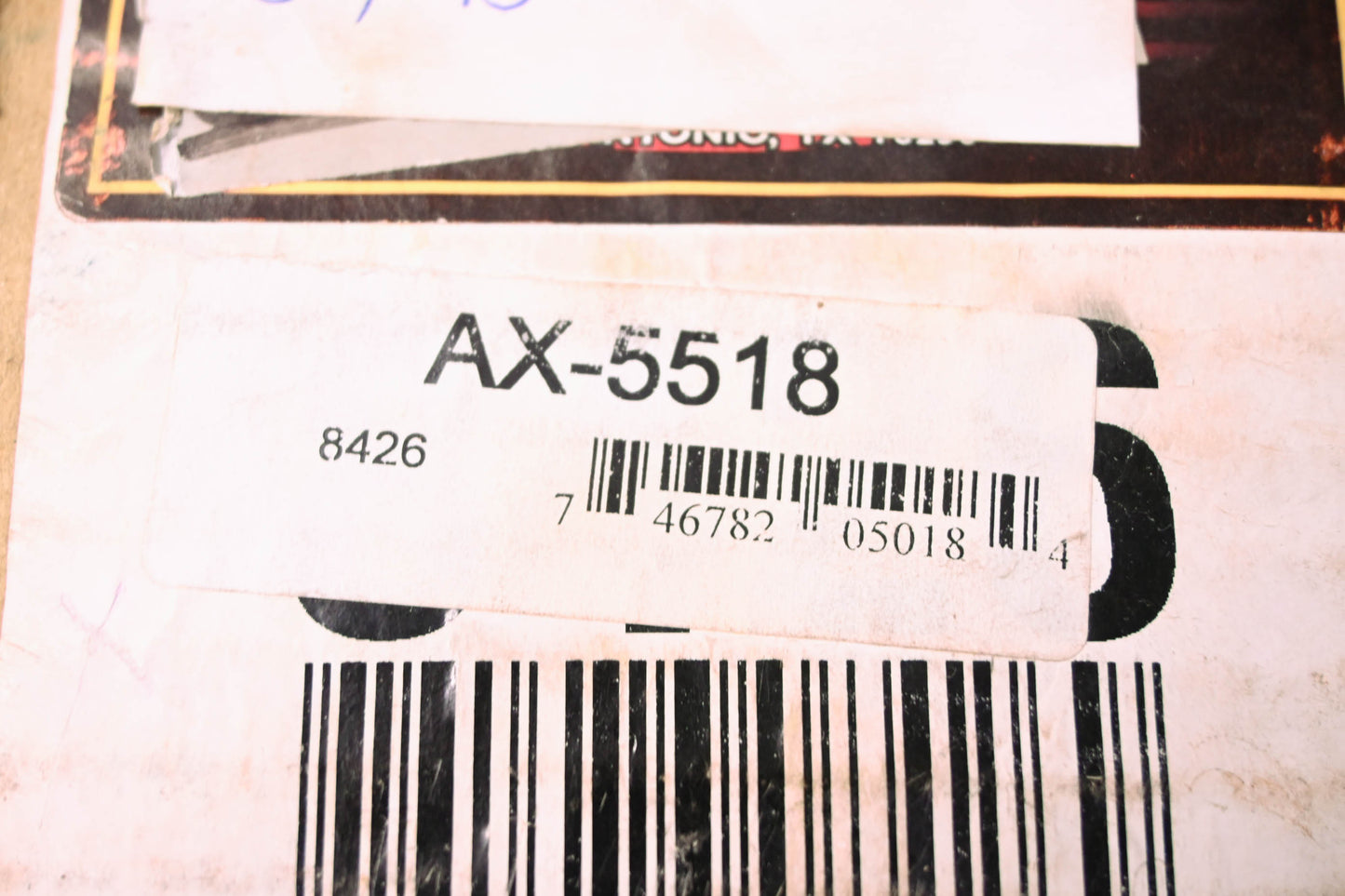 Parts Master AX5518, 8426 CV Shaft Assembly NOS