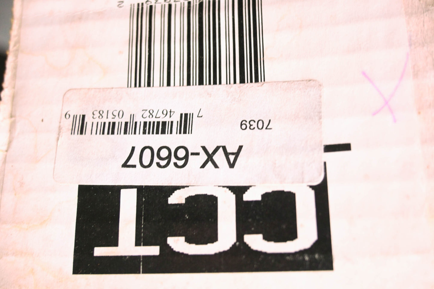Parts Master AX-6607, 7039, 1752008 CV Shaft Assembly NOS