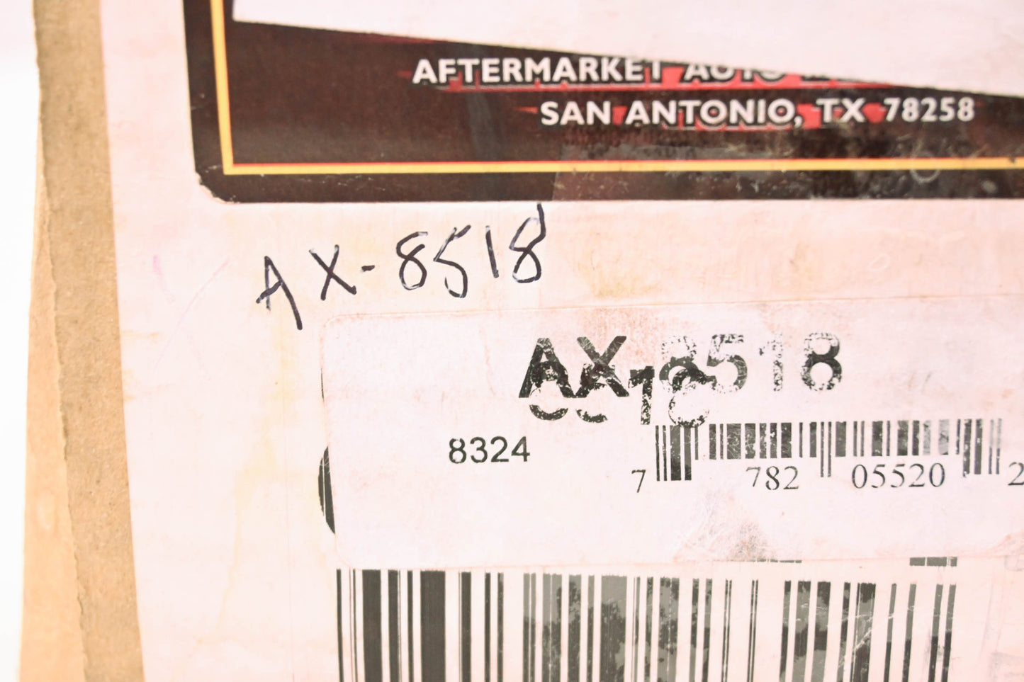 Parts Master AX-8518, 8324 CV Shaft Assembly NOS