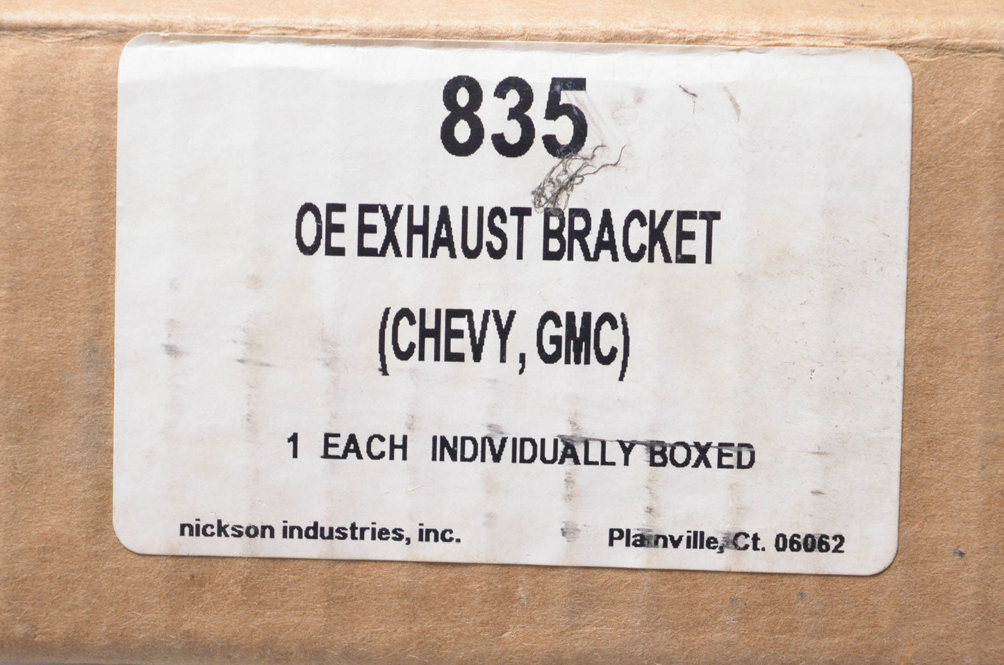 Nickson Industries 835 Exhaust Bracket NOS