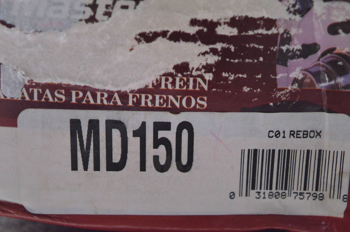 Parts Master MD150 Semi-Metallic Disc Brake Pads NOS