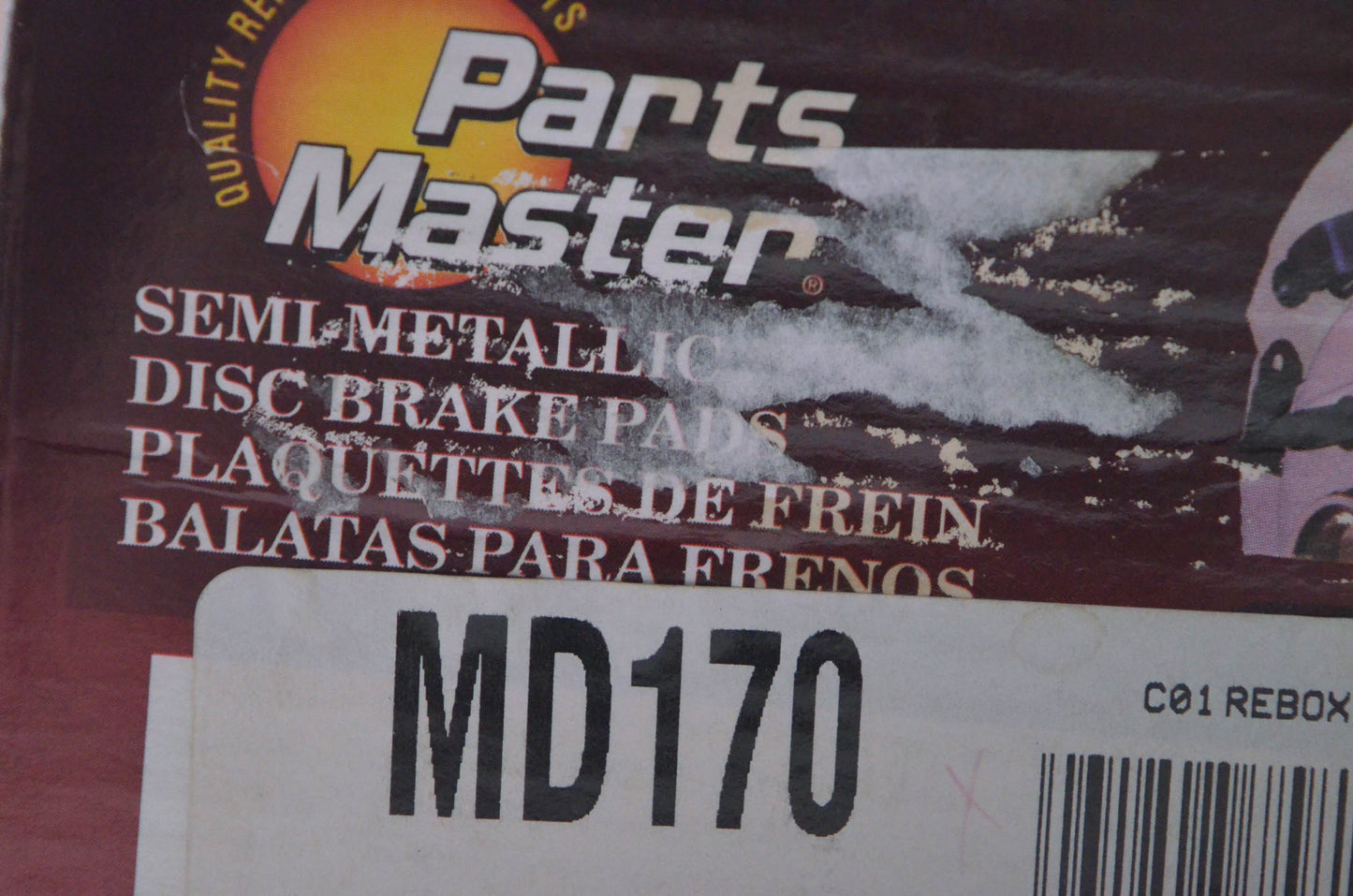 Parts Master MD170 Semi-Metallic Disc Brake Pads NOS