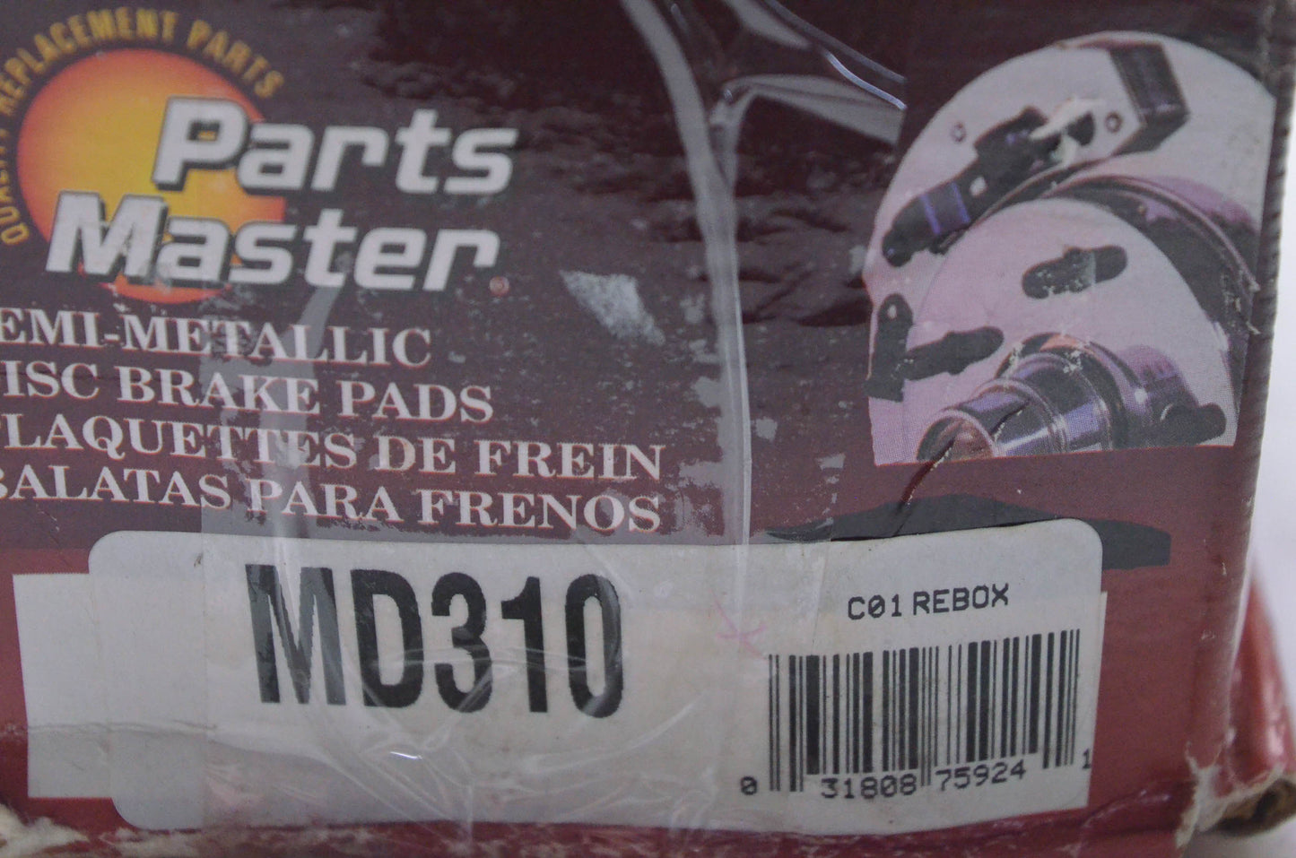 Parts Master MD310 Semi-Metallic Disc Brake Pads NOS
