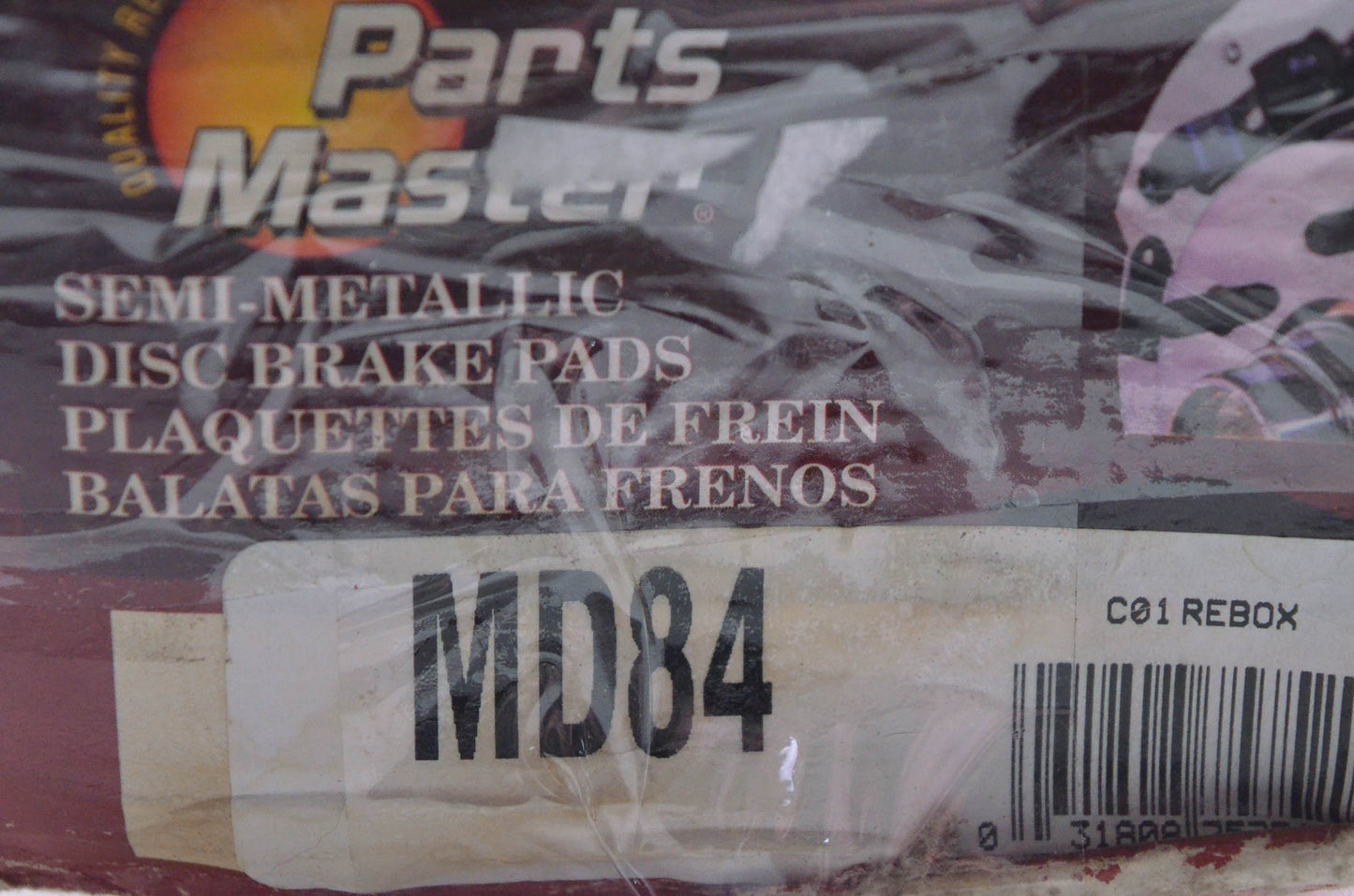 Parts Master MD84 Semi-Metallic Disc Brake Pads NOS