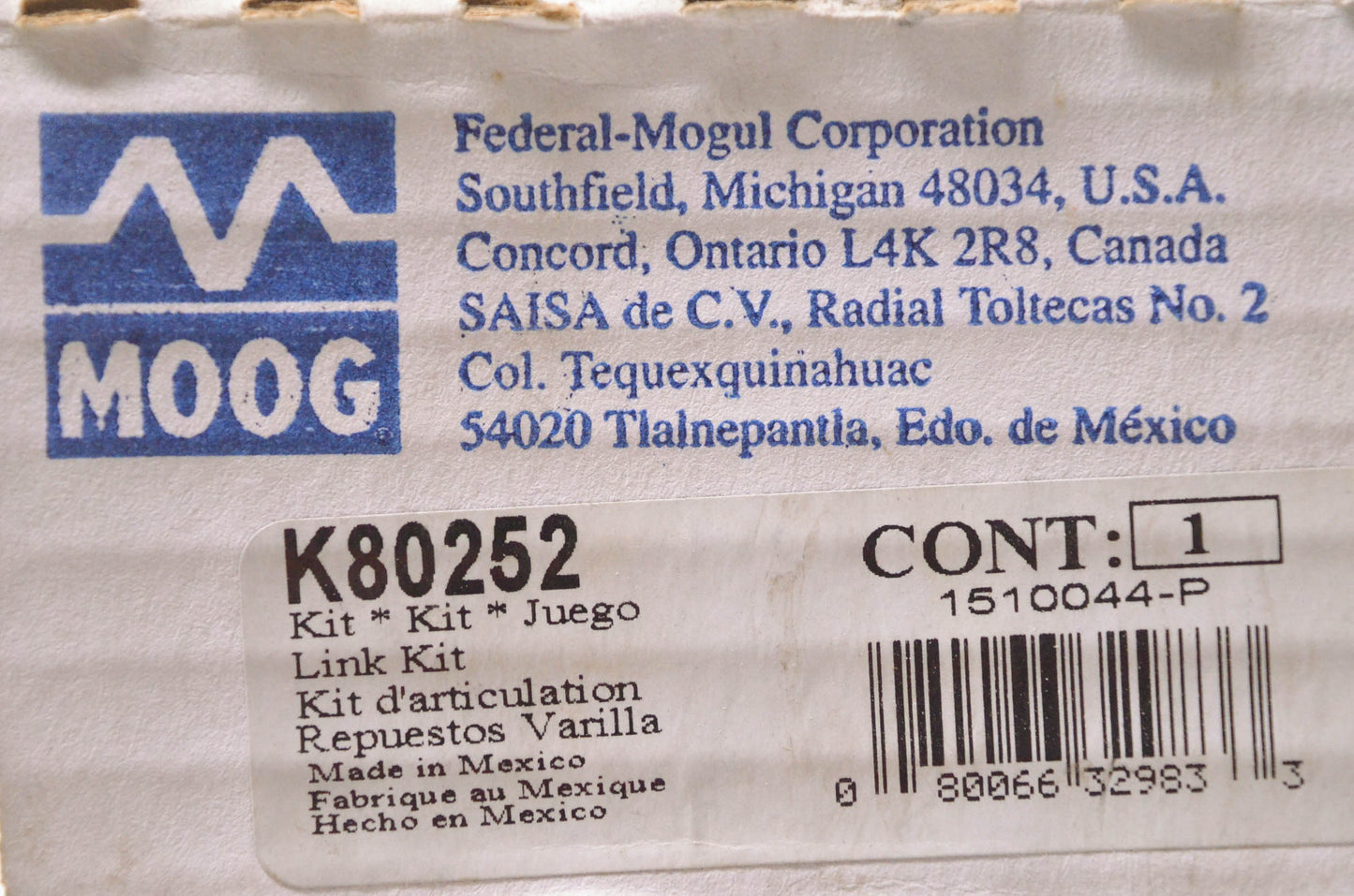 Moog K80252 Link Kit NOS