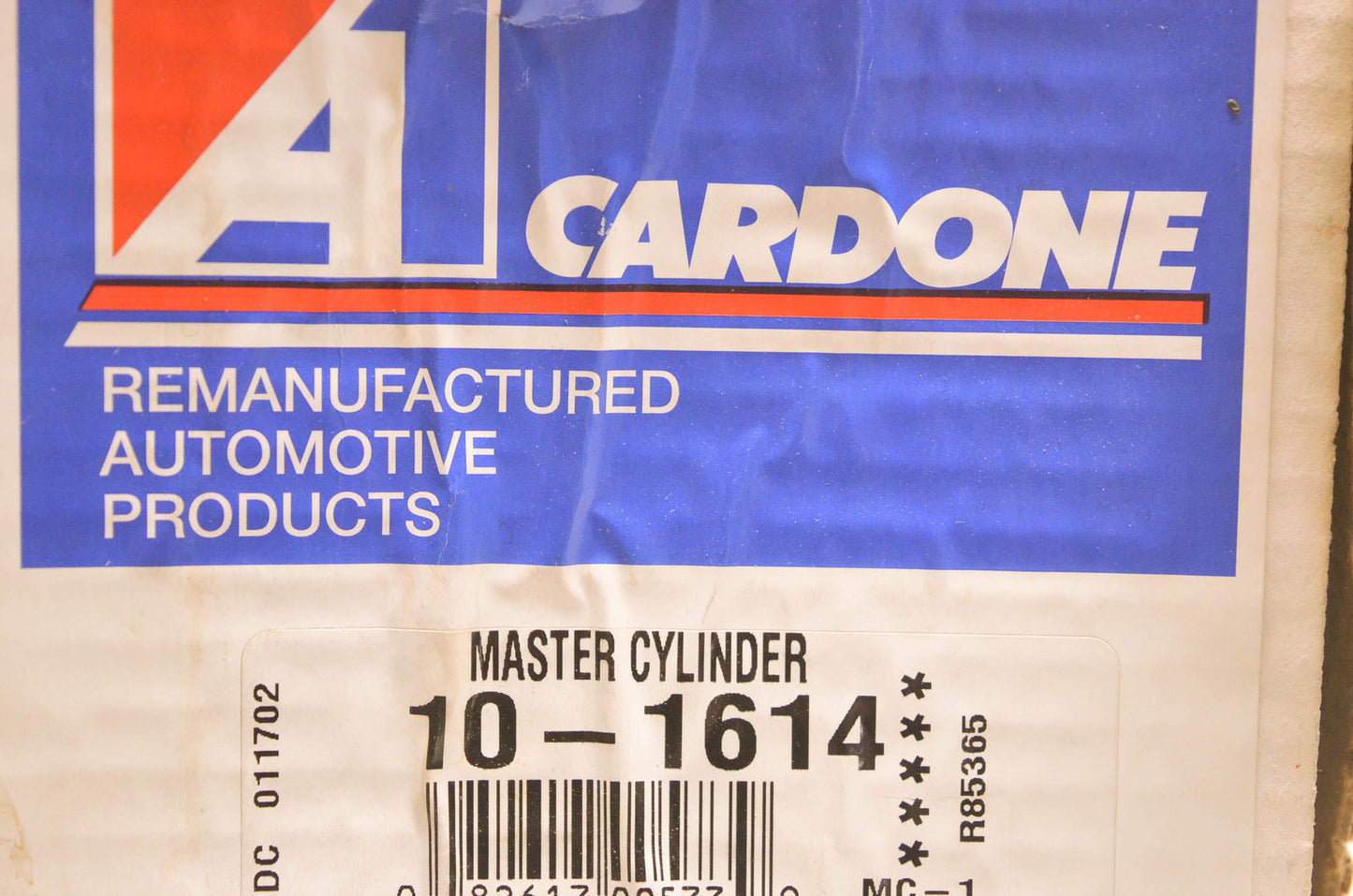 A1 Cardone 10-1614 Remanufactured Master Cylinder NOS