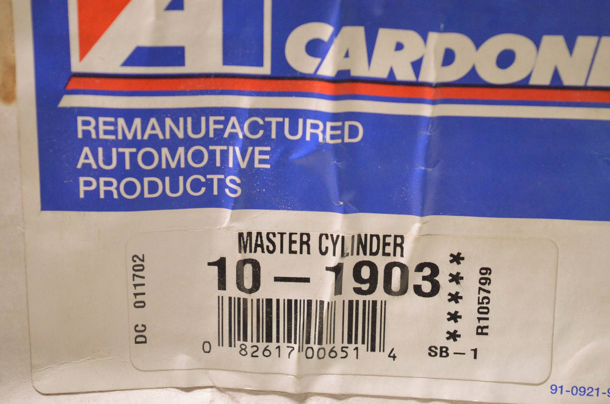 A1 Cardone 10-1093 Remanufactured Master Cylinder Kit NOS