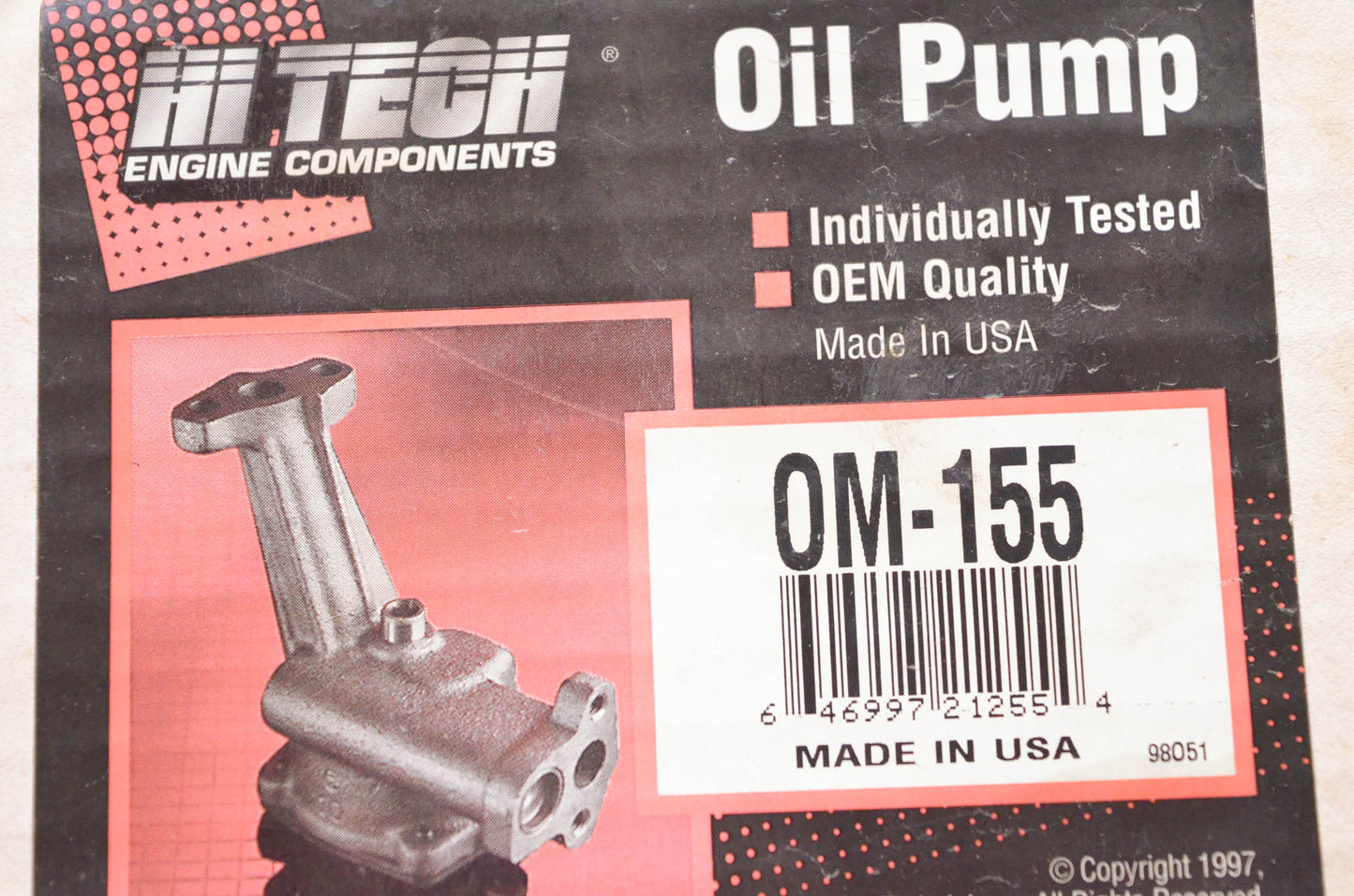 Hi Tech Engine Components OM-155, 0M-155 Oil Pump NOS