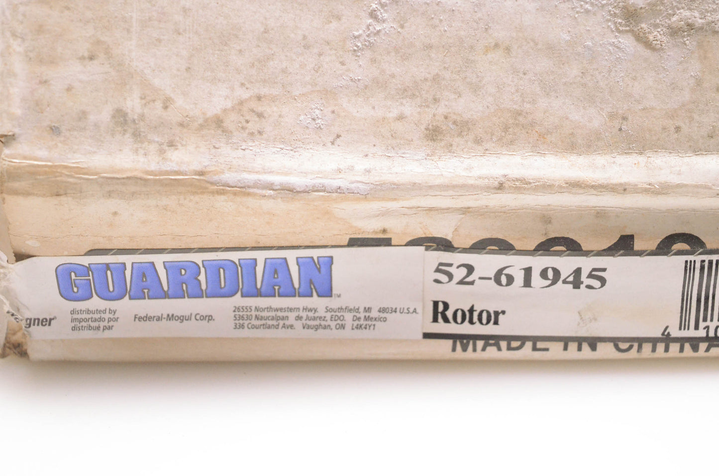 Wagner 52-61945, 52 61945, 141268 Guardian Brake Rotor NOS