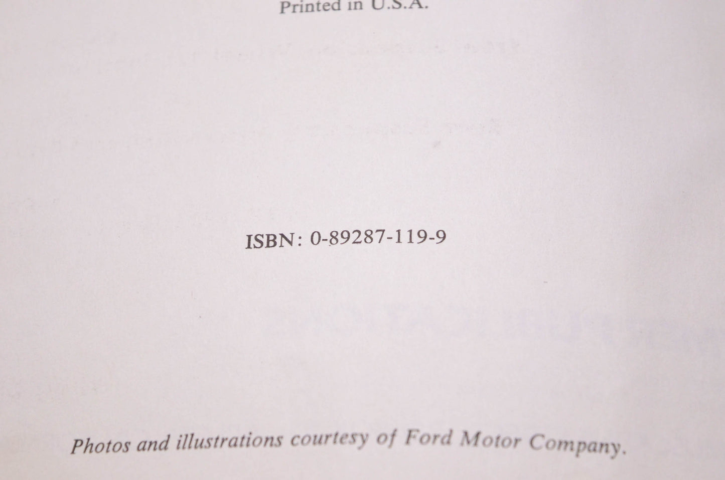 Clymer Publications 0-89287-119-9 Mustang II 1974-1978 Shop Manual