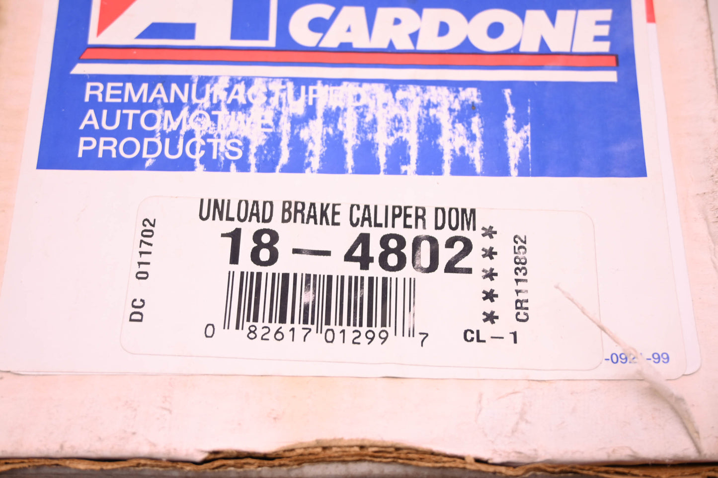 Cardone 18-4802 Brake Caliper NOS