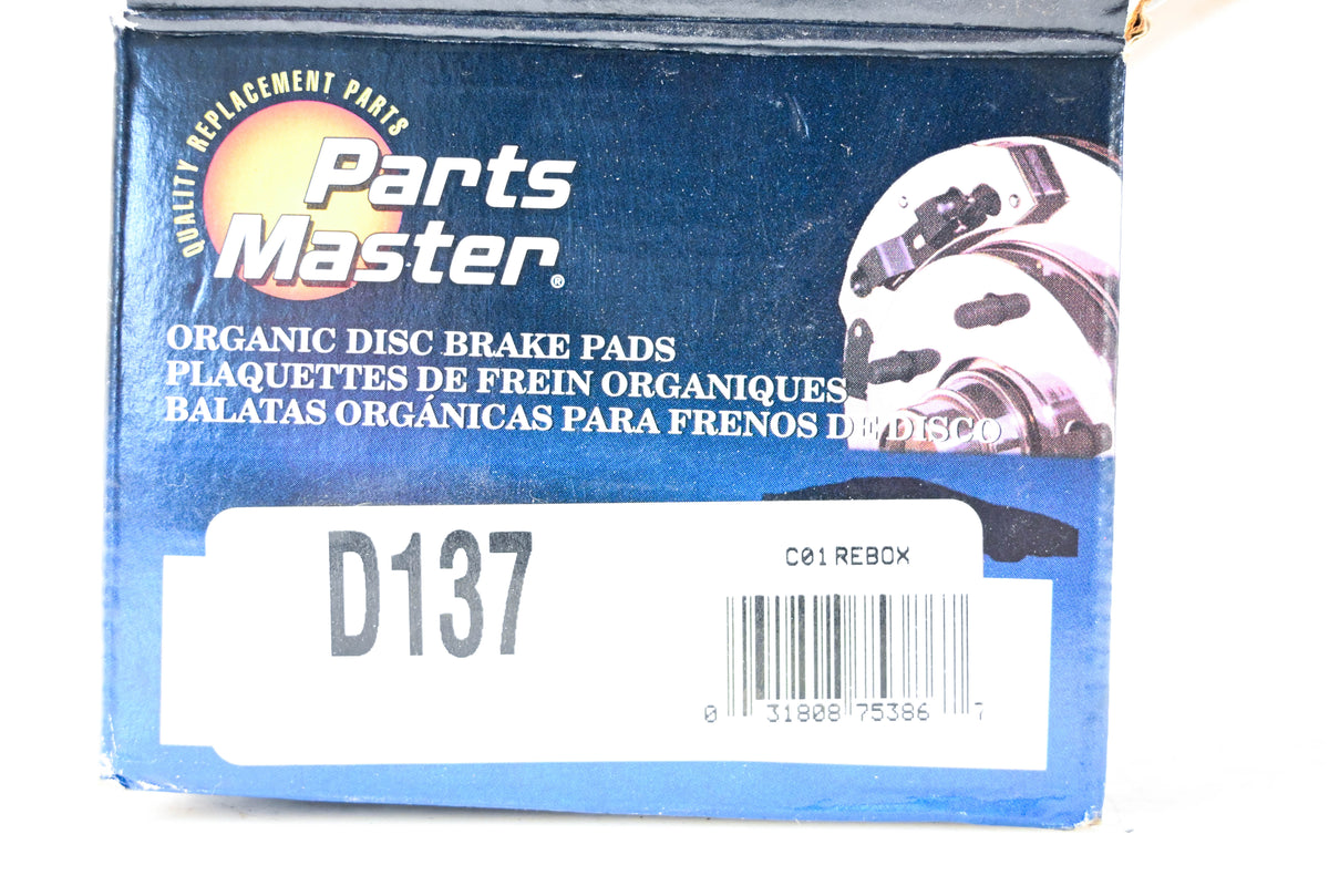 Parts Master D137 Brake Pad Kit NOS