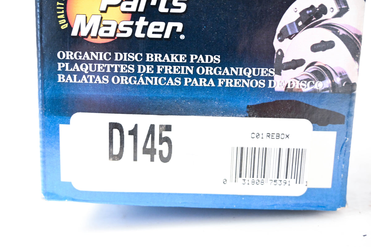Parts Master D145 Brake Pad Kit NOS