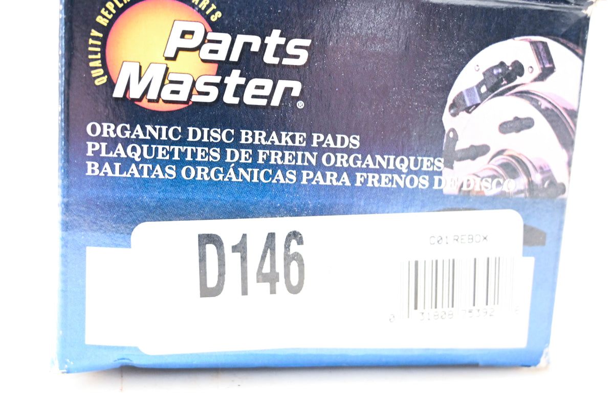 Parts Master D146 Brake Pad Kit NOS