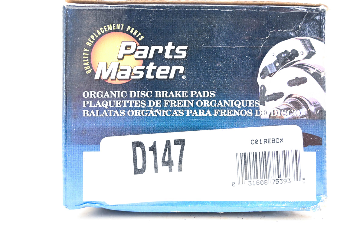 Parts Master D147 Brake Pad Kit NOS