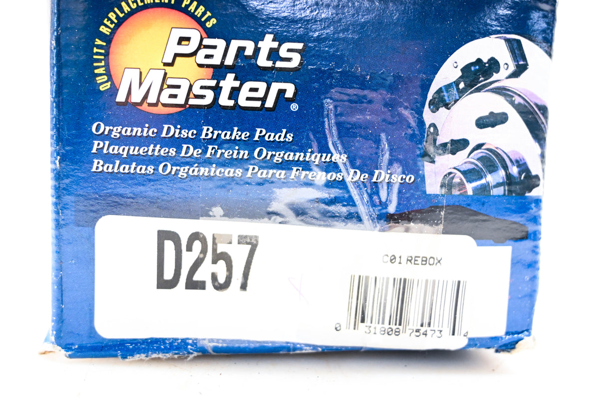 Parts Master D257 Brake Pad Kit NOS