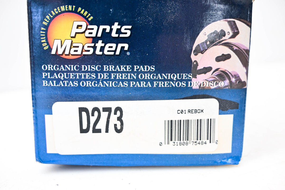 Parts Master D273 Brake Pad Kit NOS