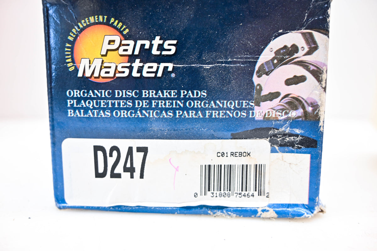 Parts Master D247 Brake Pad Kit NOS