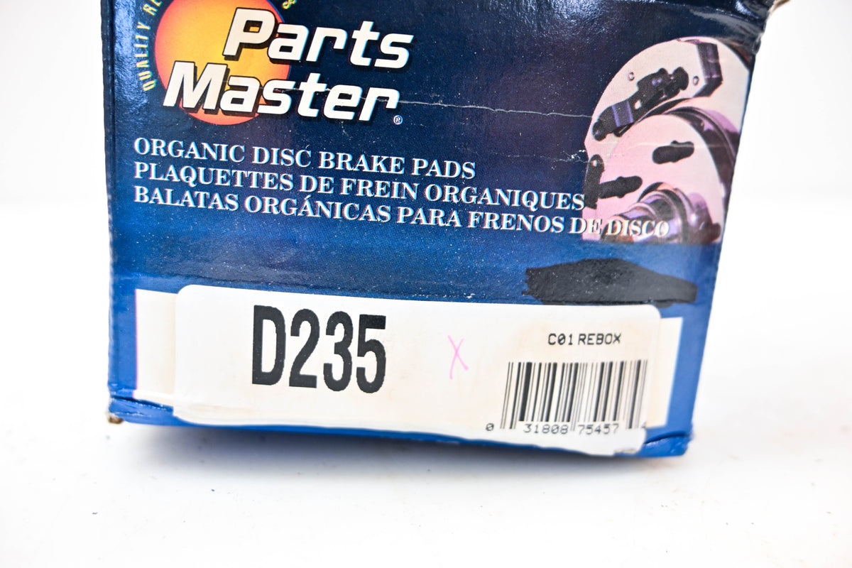 Parts Master D235 Brake Pad Kit NOS