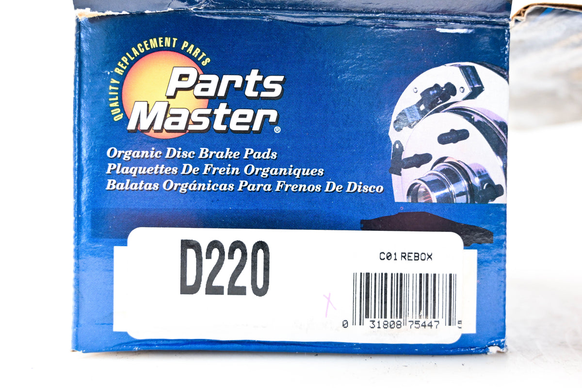Parts Master D220 Brake Pad Kit NOS