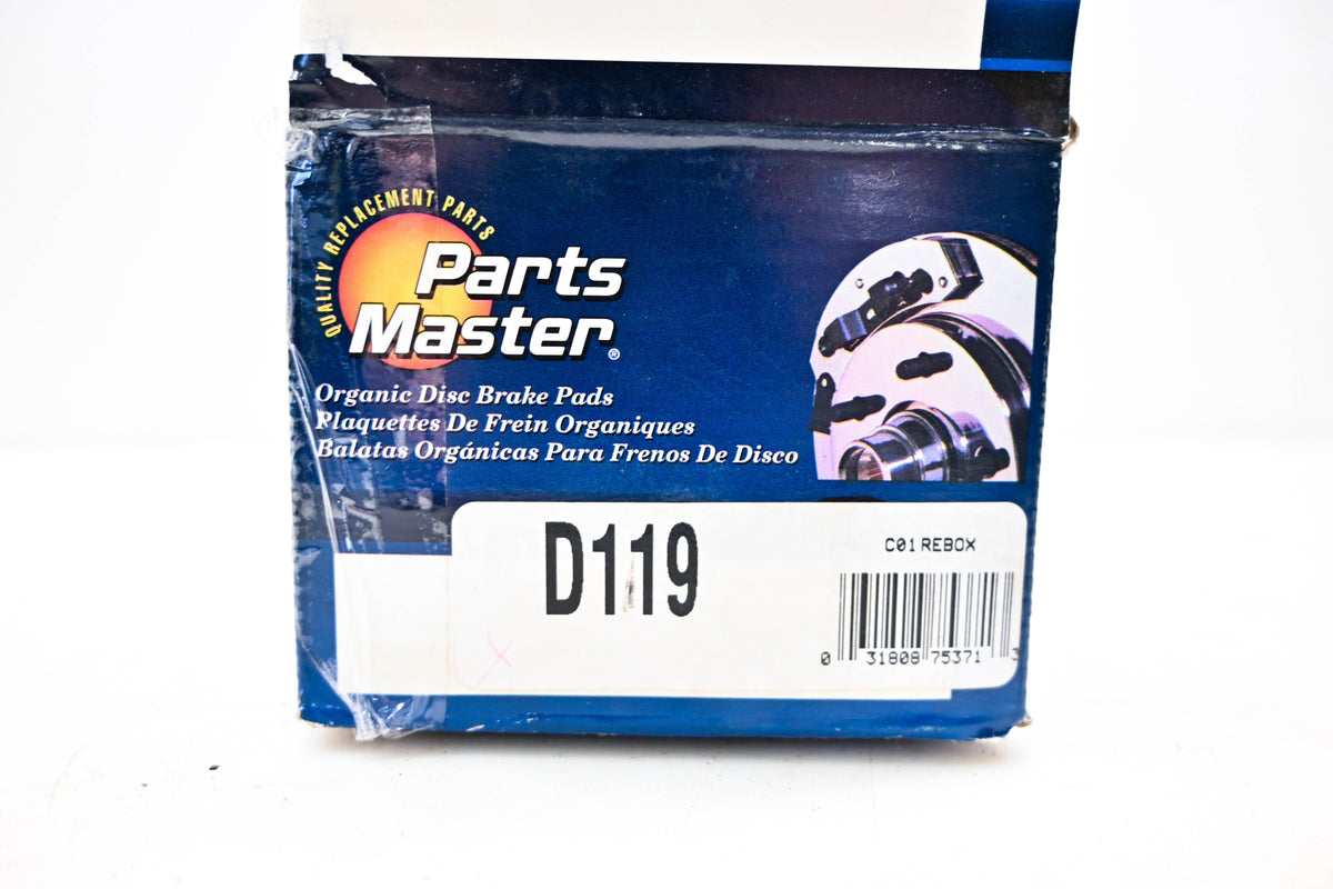 Parts Master D119 Brake Pad Kit NOS