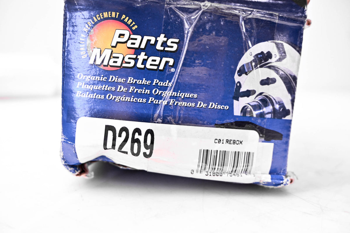Parts Master D269 Brake Pad Kit NOS