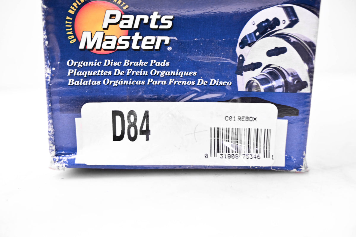 Parts Master D84 Brake Pad Kit NOS