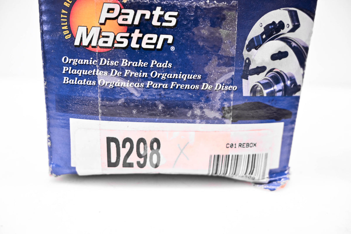 Parts Master D298 Brake Pad Kit NOS