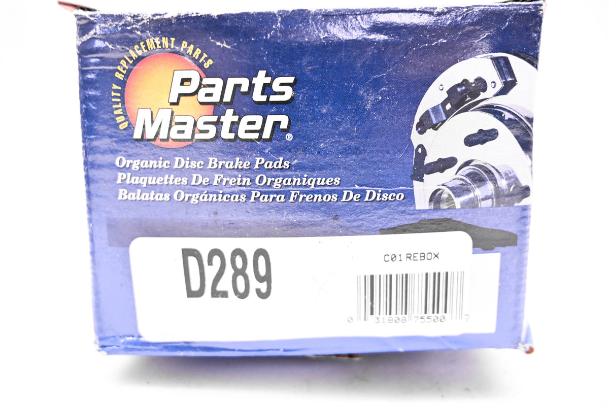 Parts Master D289 Brake Pad Kit NOS