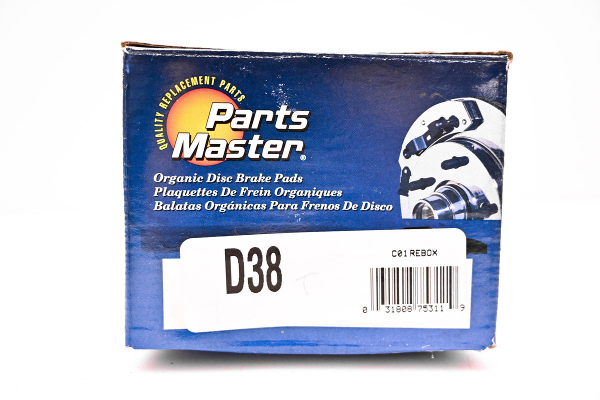 Parts Master D38 Brake Pad Kit NOS