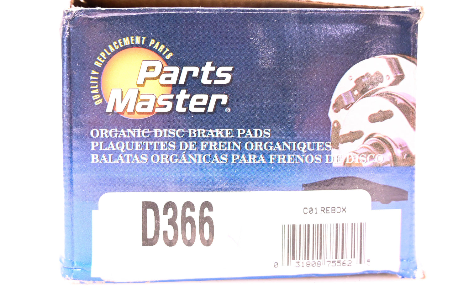 Parts Master D366 Brake Pad Kit NOS
