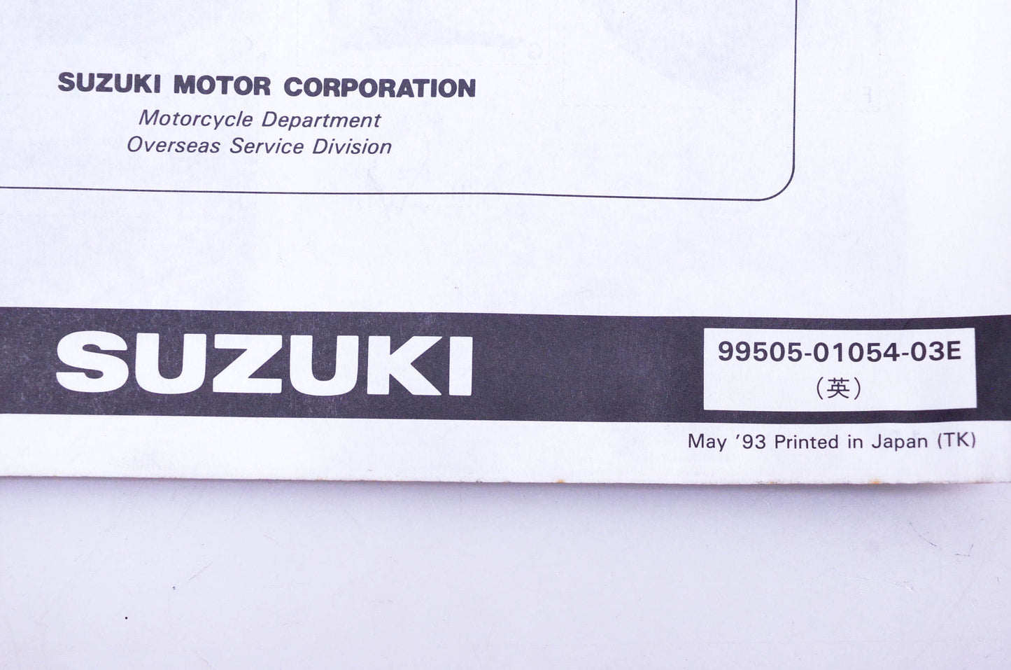 OEM Suzuki 99505-01054-03E LT-F160R Assembly Service Guide