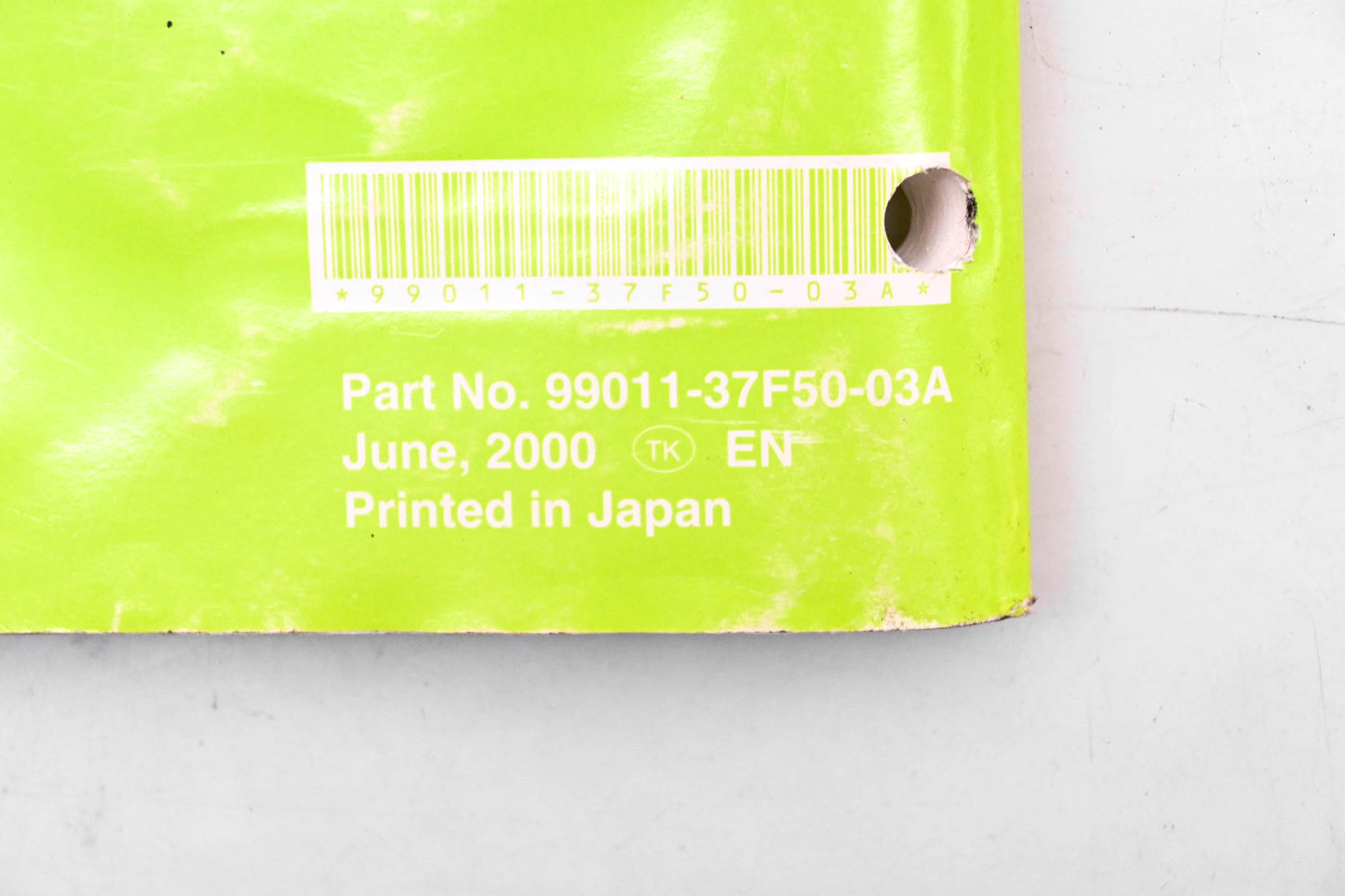 OEM Suzuki 99011-37F50-03A RM250 2000 Service Manual