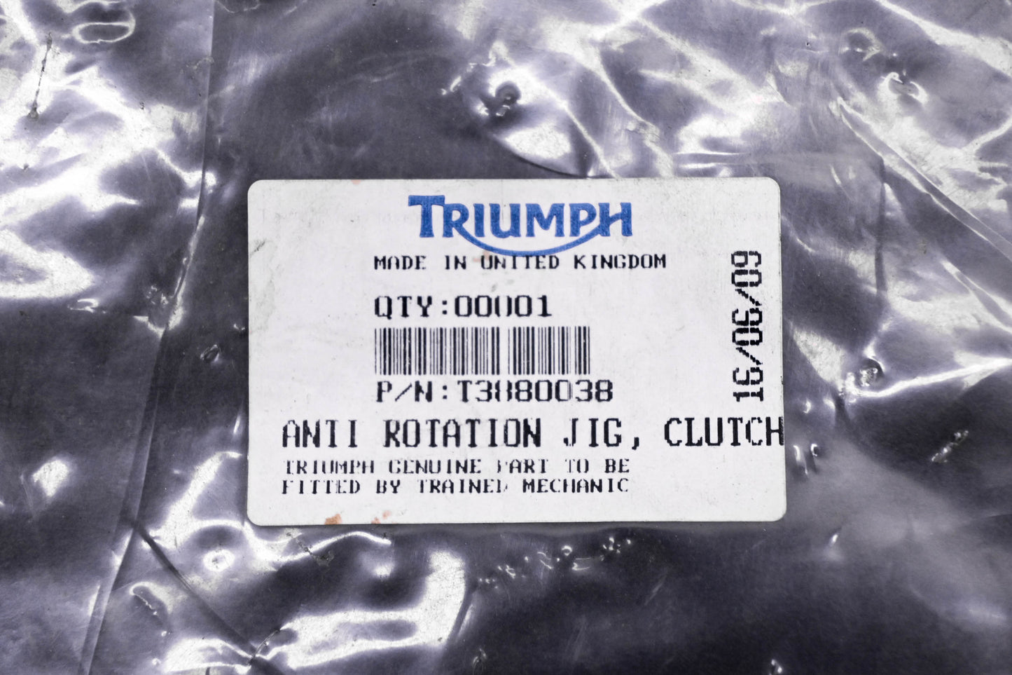 New OEM Triumph T3880038 Clutch Anti Rotation Jig NOS