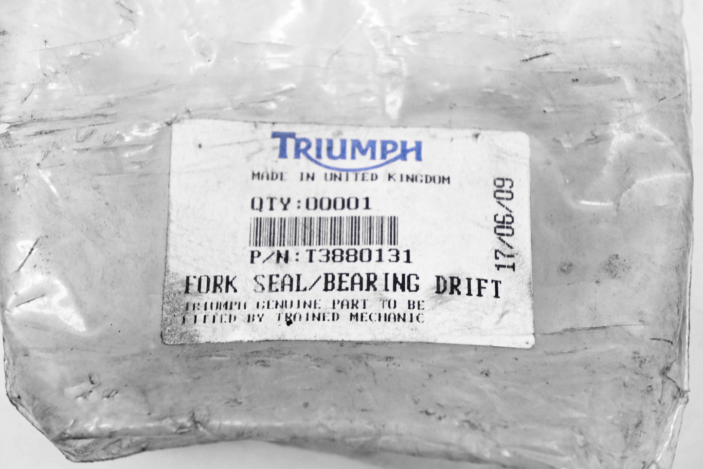 New OEM Triumph T3880131 Fork Seal Bearing Drift NOS