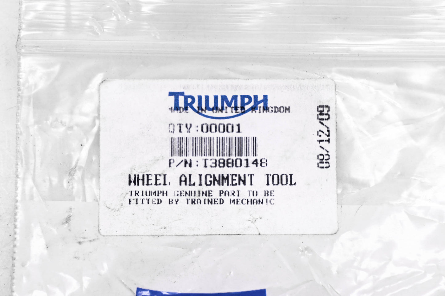 New OEM Triumph T3880148 Wheel Alignment Tool NOS