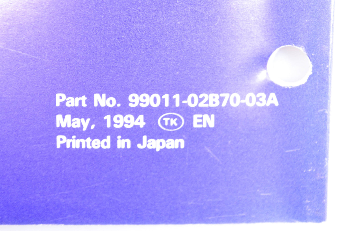 OEM Suzuki 99011-02B70-03A RM80 S Service Manual