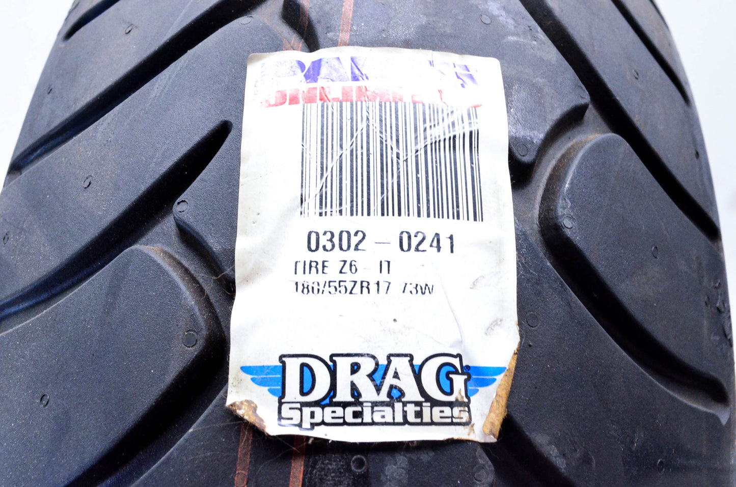 Metzeler 0302-0241, Z6-IT 180/55 ZR17 M/C 73W Tire NOS