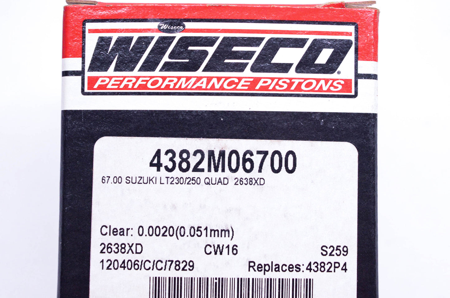 Wiseco 4382M06700 Piston Kit NOS